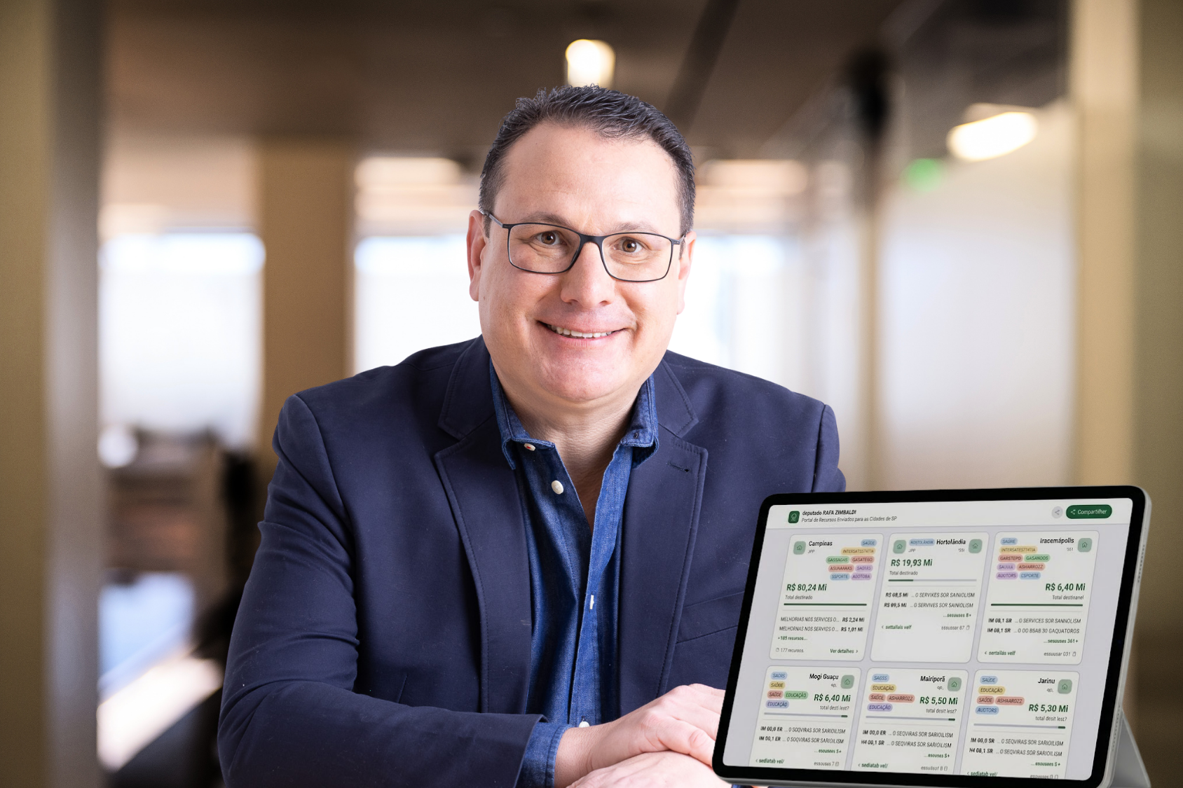 Rafa Zimbaldi cria Portal da Transparência
